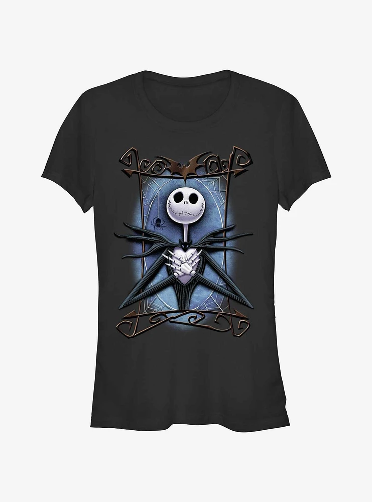 The Nightmare Before Christmas Framed Jack Girls T-Shirt