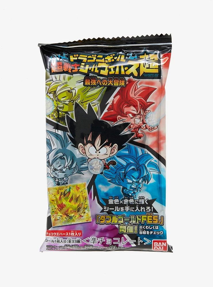 Dragon Ball Super Warrior Shokugan Wafer & Blind Sticker