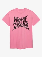 Meet Me At The Altar Logo Pink T-Shirt