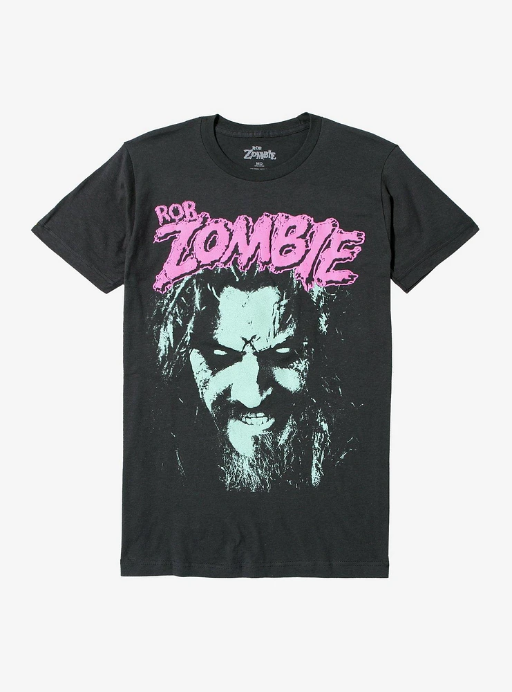 Rob Zombie Hellbilly Deluxe Portrait Boyfriend Fit Girls T-Shirt