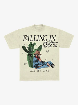 Falling Reverse All My Life Boyfriend Fit Girls T-Shirt