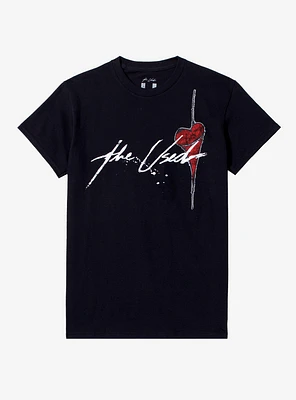 The Used Love And Death Heart Boyfriend Fit Girls T-Shirt