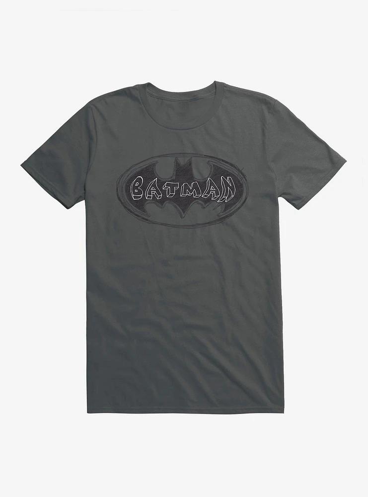 Batman Sketch Logo T-Shirt