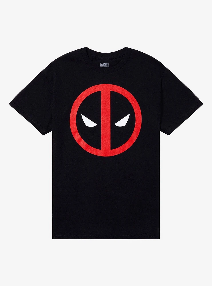 Marvel Deadpool Logo Black T-Shirt