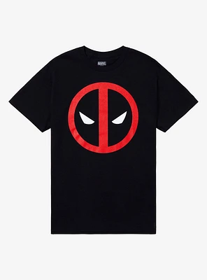 Marvel Deadpool Logo Black T-Shirt