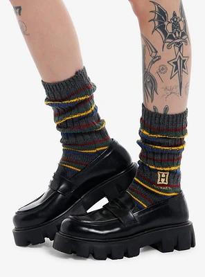 Harry Potter Hogwarts Stripe Slouch Socks