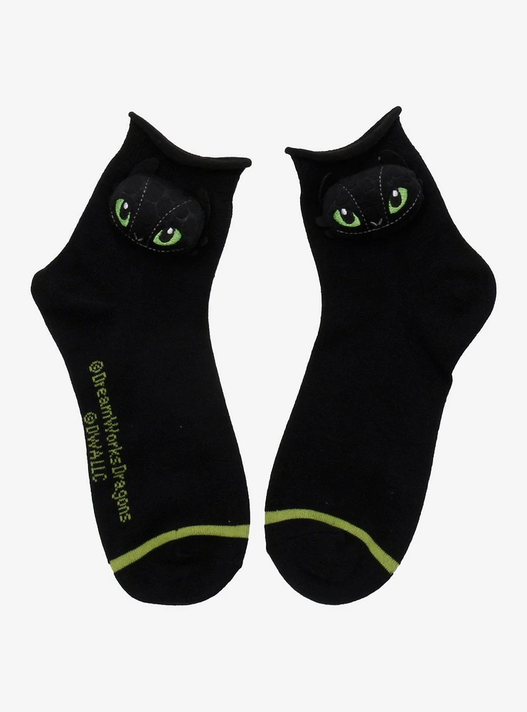 How To Train Your Dragon Toothless Plush Ankle Socks