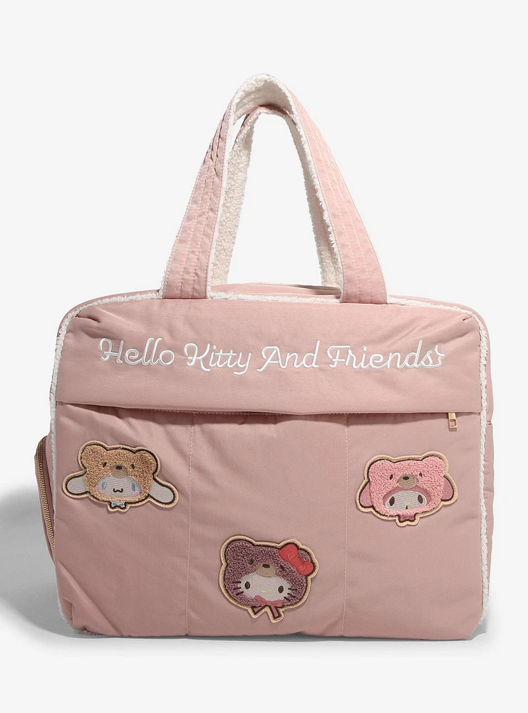 Sanrio Hello Kitty and Friends Latte Bear Sherpa Duffle Bag - BoxLunch Exclusive