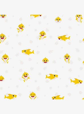 Baby Shark Cream Peel & Stick Wallpaper