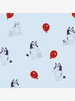 Bluey Keepy Uppy Blue Peel & Stick Wallpaper