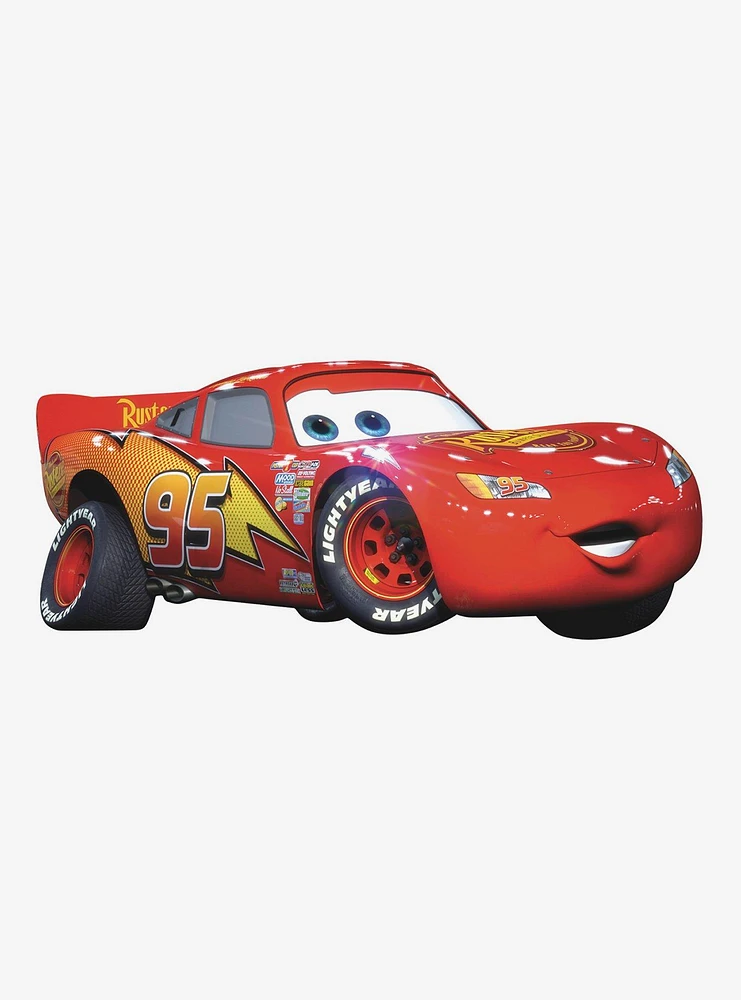 Disney Pixar Cars Lightning McQueen Peel & Stick Giant Wall Decal