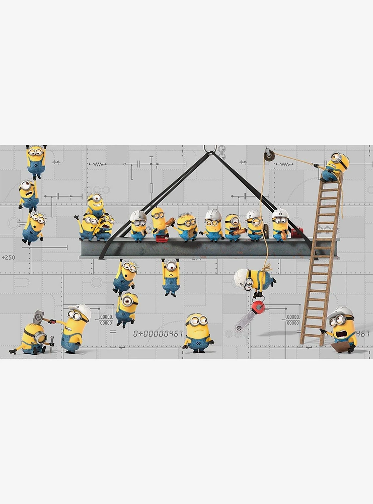 Despicable Me Yellow Minions At Work XL Wall Mural