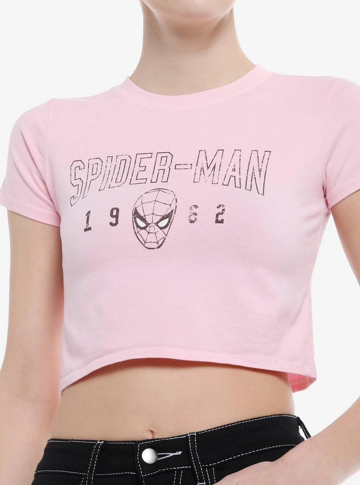 Marvel Spider-Man Pink Girls Baby T-Shirt