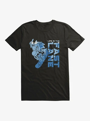 Sonic The Hedgehog Snowboarding Fast Lane T-Shirt