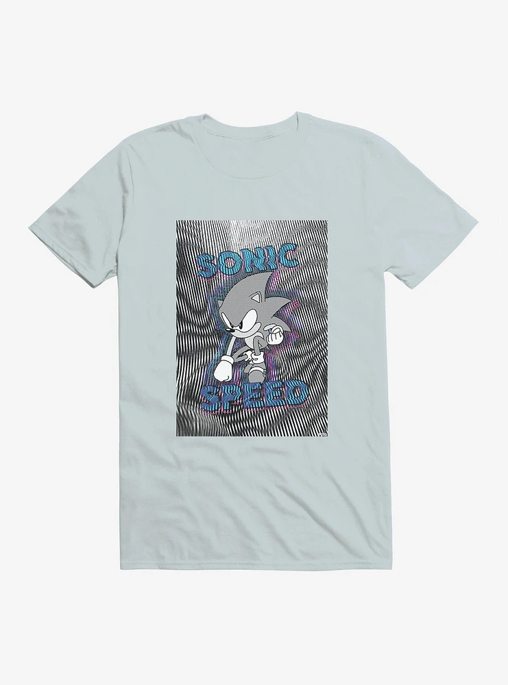 Sonic The Hedgehog Linear Art Glitch T-Shirt