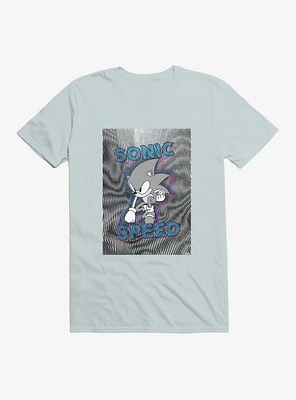 Sonic The Hedgehog Linear Art Glitch T-Shirt