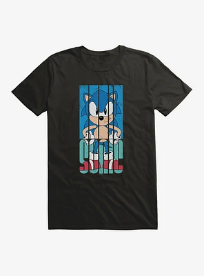 Sonic The Hedgehog Font Pose T-Shirt