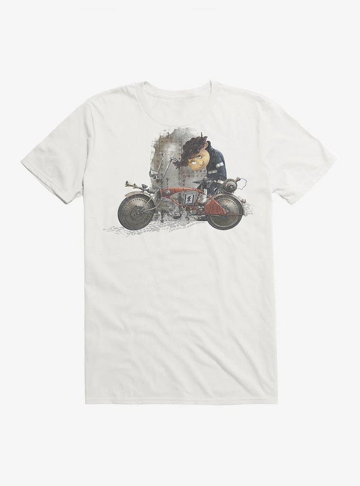 Coraline Wybie Biker T-Shirt