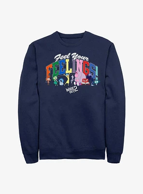 Disney Pixar Inside Out 2 Feel Your Feelings Sweatshirt