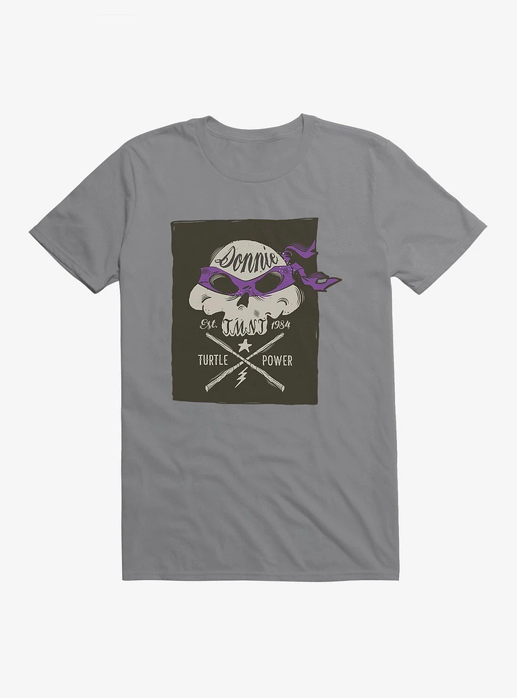 Teenage Mutant Ninja Turtles Donatello Bandana Skull And Weapons T-Shirt