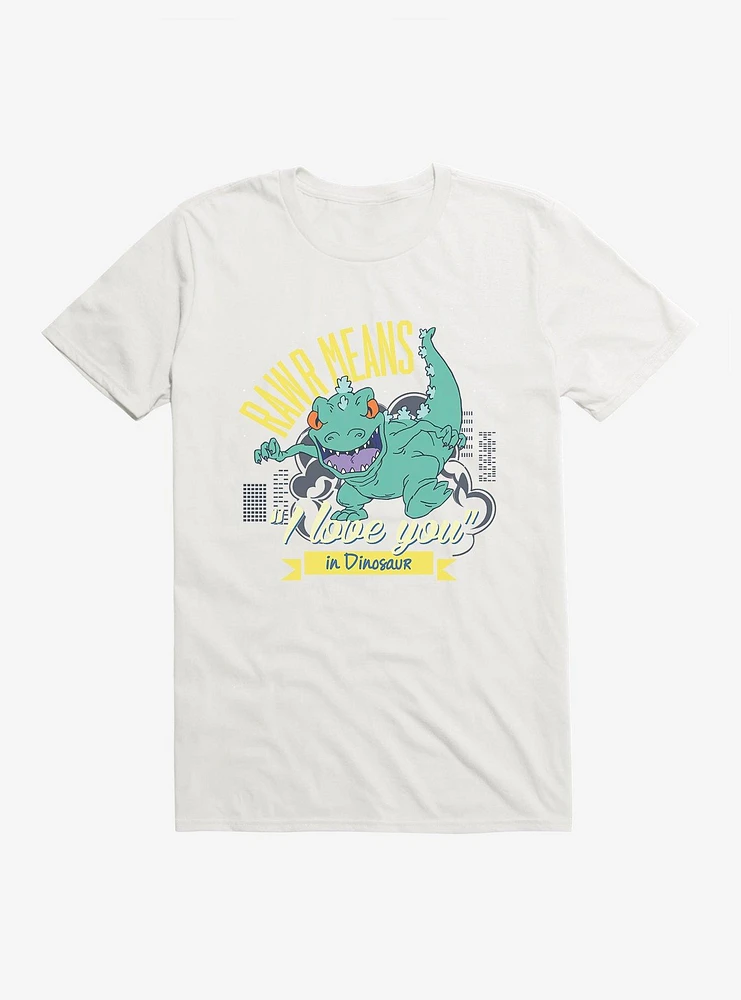 Rugrats Reptar Rawr Means I Love You Dinosaur T-Shirt