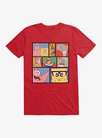 SpongeBob SquarePants Comp Bikini Bottom Friends T-Shirt