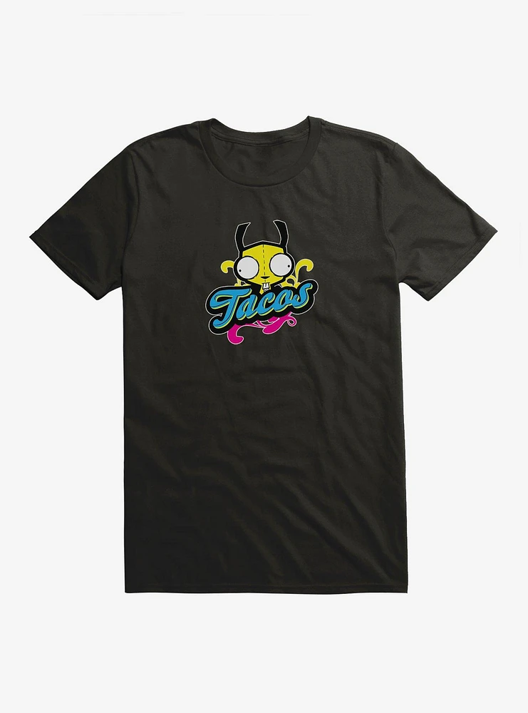 Invader Zim Gir Neon Tacos T-Shirt