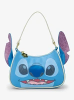 Loungefly Disney Lilo & Stitch Floral Stitch Figural Crossbody Bag - BoxLunch Exclusive