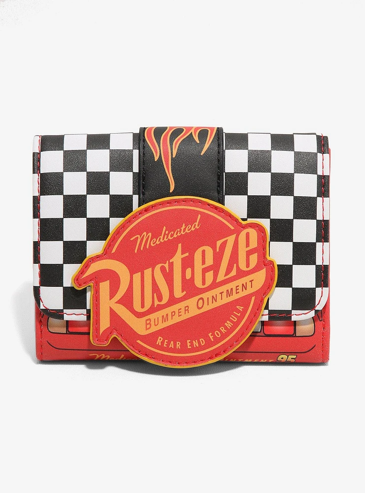 Loungefly Disney Pixar Cars Lightning McQueen Rust-eze Wallet — BoxLunch Exclusive