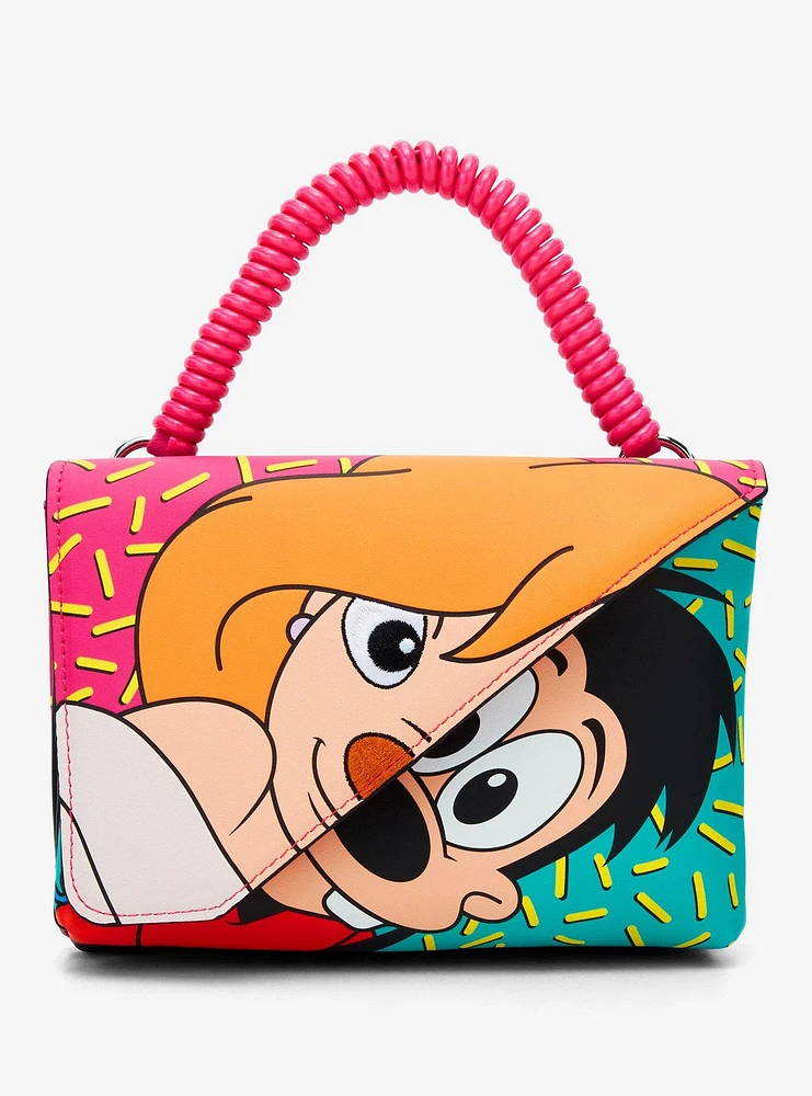 Loungefly Disney A Goofy Movie Max & Roxanne Split Crossbody Bag - BoxLunch Exclusive