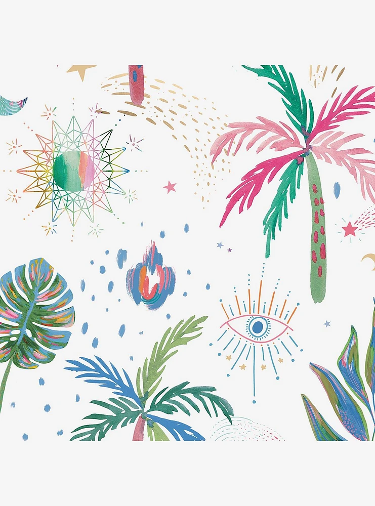 EttaVee Nuit Tropicale Peel & Stick Wallpaper