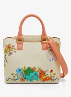 Loungefly Pokémon Group Portrait Floral Handbag - BoxLunch Exclusive