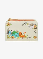 Loungefly Pokémon Group Portrait Floral Wallet - BoxLunch Exclusive