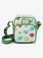 Loungefly Pokémon Grass Type Allover Print Crossbody Bag - BoxLunch Exclusive