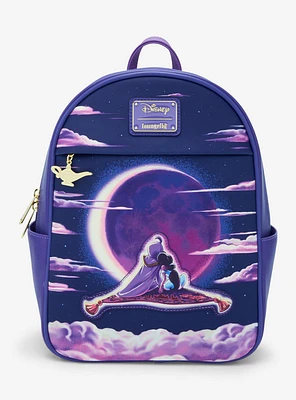 Loungefly Disney Aladdin Jasmine & Aladdin Carpet Ride Mini Backpack - BoxLunch Exclusive