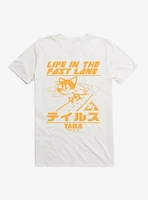 Sonic The Hedgehog Tails Living Fast Lane T-Shirt