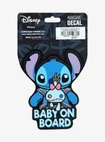 Disney Lilo & Stitch Scrump & Stitch Baby on Board Decal