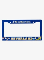 Disney Peter Pan I'd Rather Be in Neverland License Plate Frame