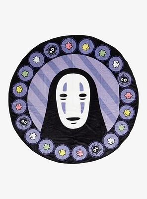 Studio Ghibli Spirited Away No-Face Round Throw — BoxLunch Exclusive