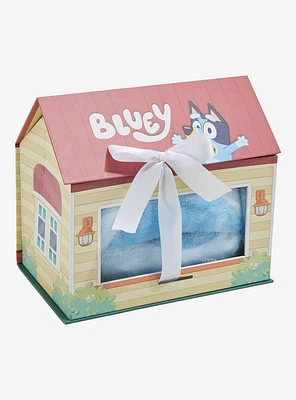 Bluey Bingo & Bluey Fleece Throw & Figural House Box