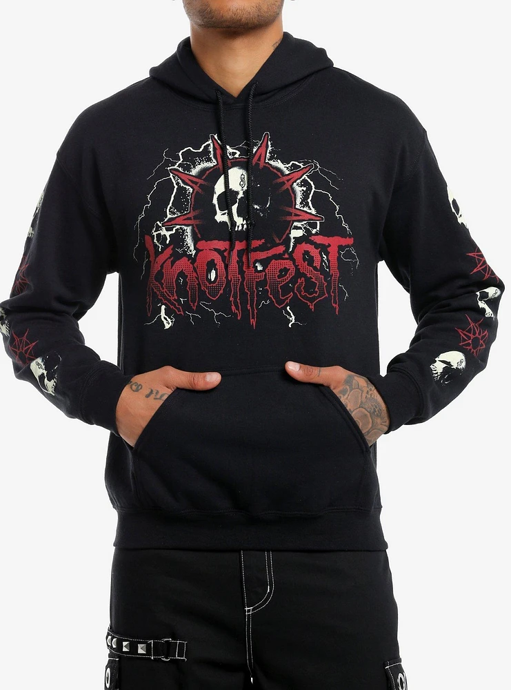 Slipknot Knot Fest Skulls Hoodie