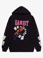 Marvel X-Men '97 Gambit Cards Zip Hoodie