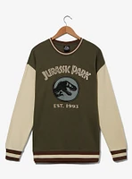 Jurassic Park Contrast Patch Crewneck — BoxLunch Exclusive