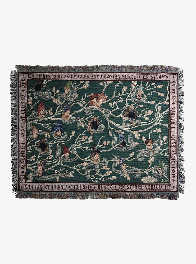 Harry Potter Black Family Tree Tapestry Throw - BoxLunch Exclusive