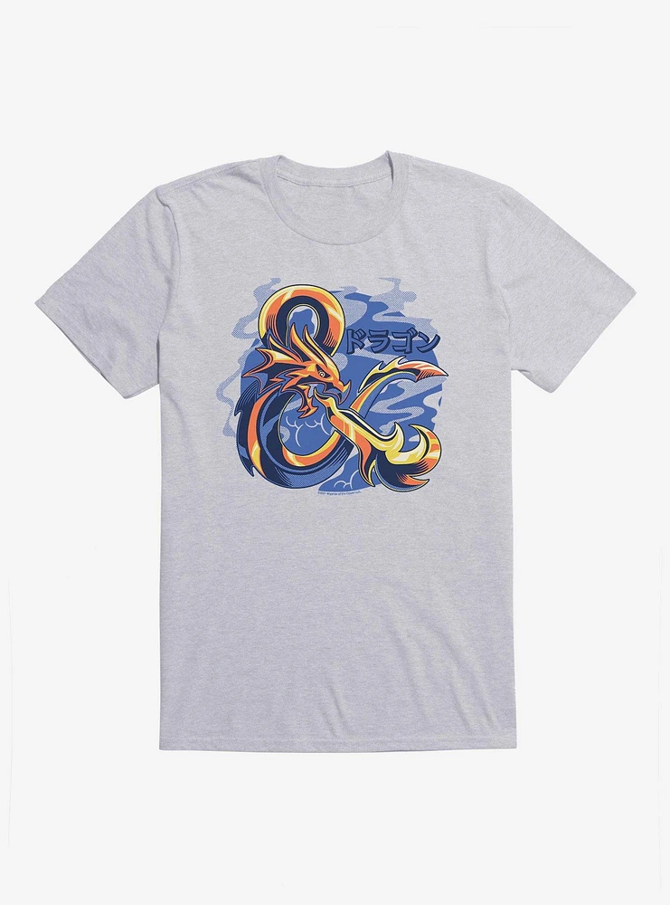 Dungeons & Dragons Gold Ampersand Asian Letters T-Shirt