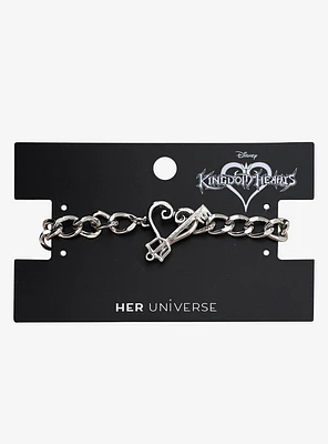 Her Universe Disney Kingdom Hearts Keyblade Toggle Chain Bracelet