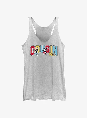 Disney Mickey Mouse Cousin Collegiate Girls Tank