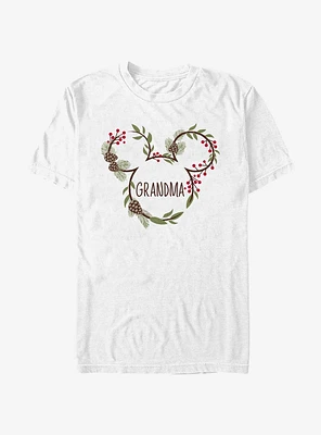 Disney Mickey Mouse Grandma Xmas Ears T-Shirt