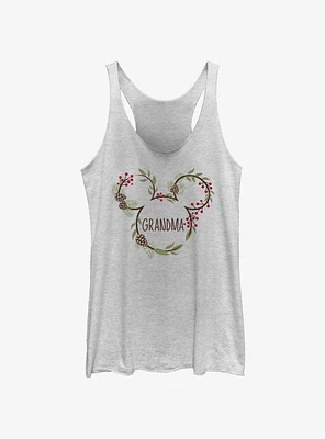 Disney Mickey Mouse Grandma Xmas Ears Girls Tank