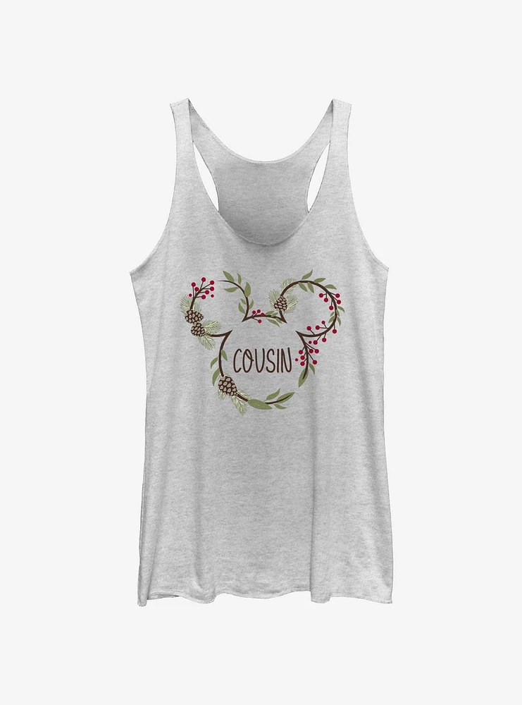 Disney Mickey Mouse Cousin Xmas Ears Girls Tank